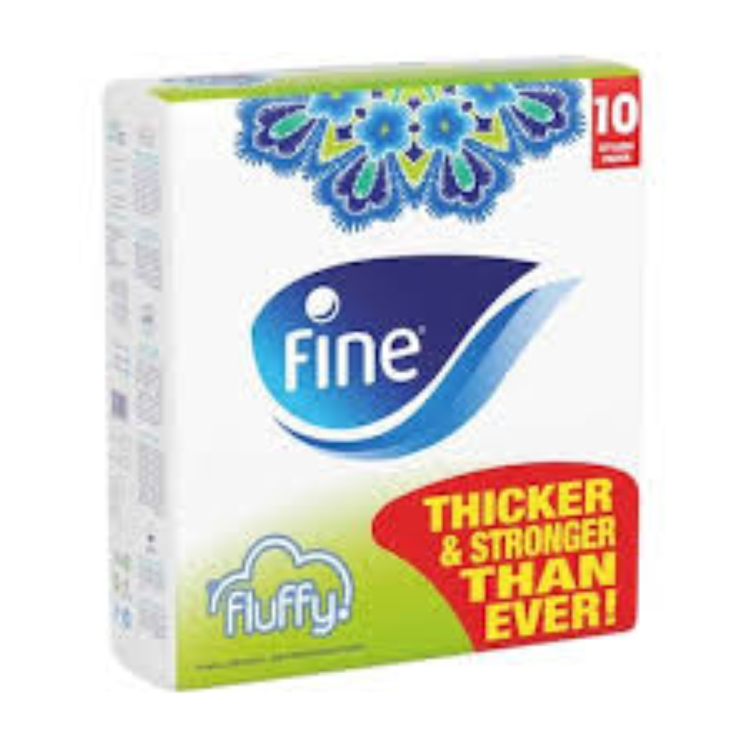 FINE FACIAL TISSUES FLUFFY 200X2PLY